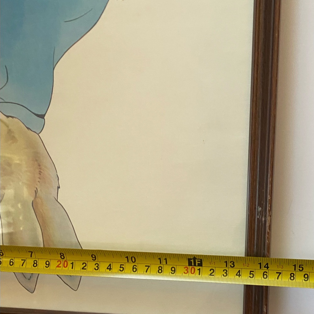 Vintage Framed Peter Rabbit Print - Picture 4 of 5